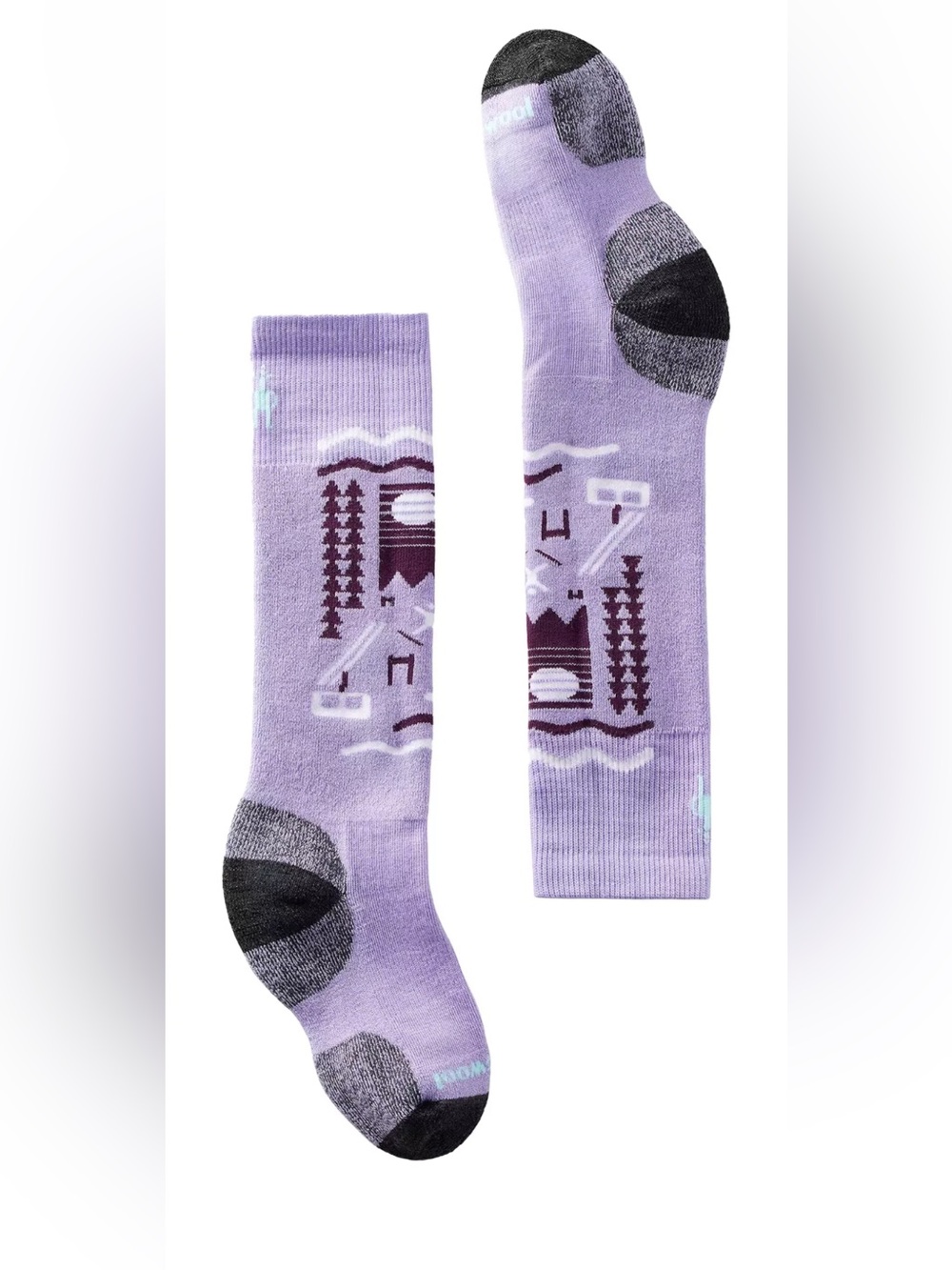 NEW Smartwool Kids Wintersport Over the Calf Socks Size Medium M 12 - 2.5 Wool